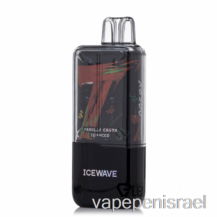 חד פעמי Vape Israel Icewave X8500 טבק וניל קסטה חד פעמי